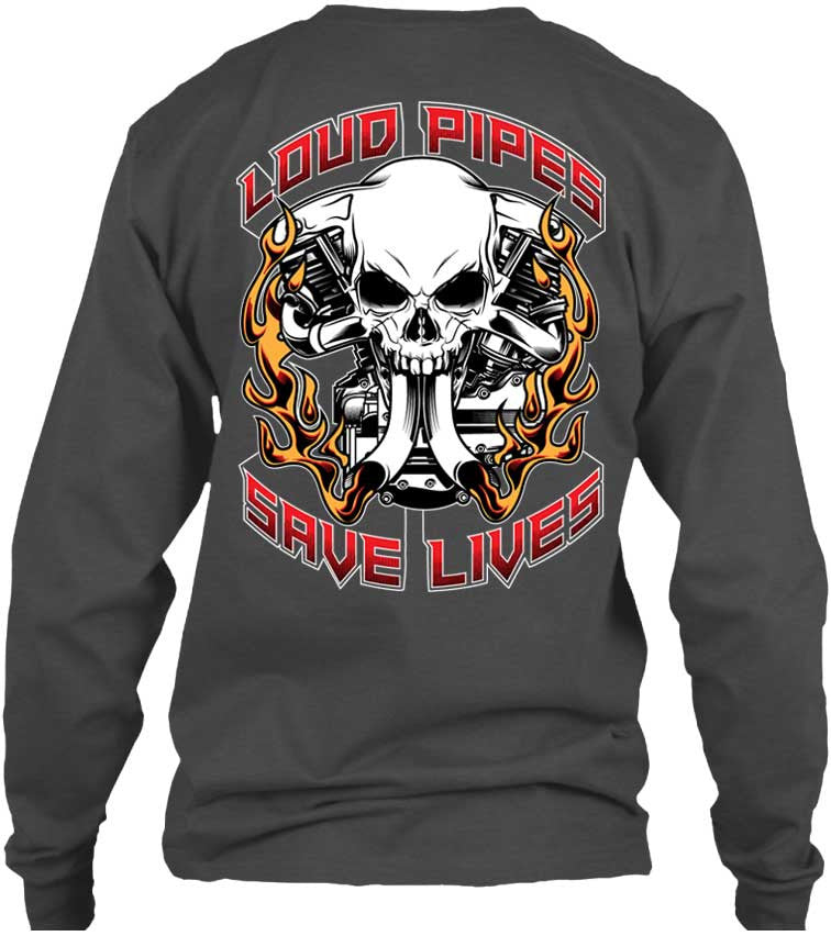 T-shirt - Loud Pipes Save Lives Spitfire