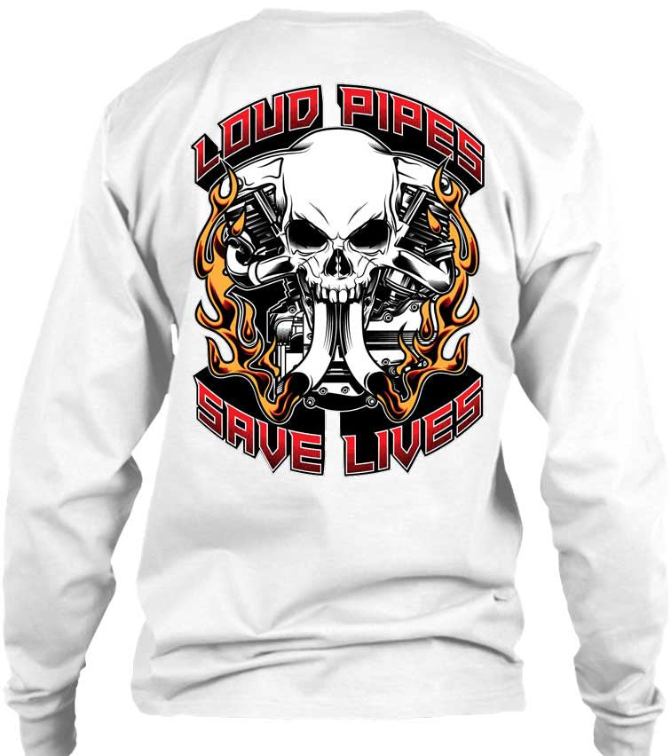 T-shirt - Loud Pipes Save Lives Spitfire