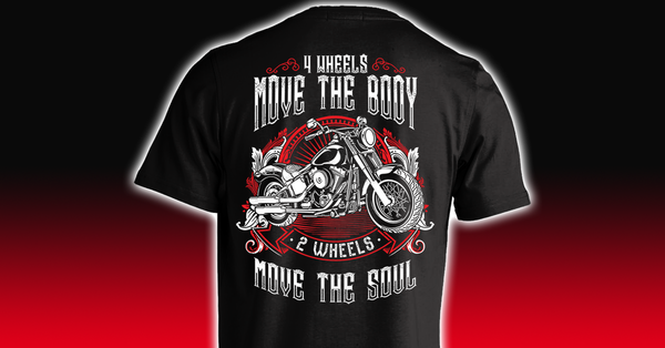 “2 Wheels Move The Soul” Bumper Sticker – 4x7 Inch Glossy Vinyl Decal | Motorcycle Lover Gift 11 thumbnail image