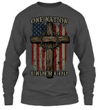 One Nation Under God T-shirt (Front Print)