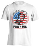 POW/MIA You Are Not Forgotten T-shirt (Front Print)