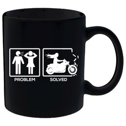Problem Solved By Motorcycle Ladies Mug