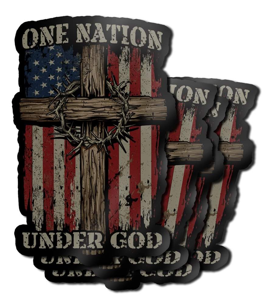 One Nation Under God Decal