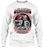 T-shirt - Ja Ich Habe Einen Ruhestandplan Ich Plane Motorrad Zu Fahren (Front Print)