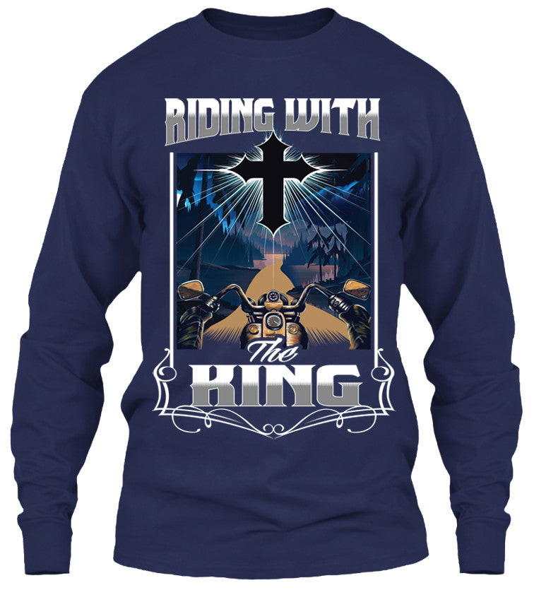 T-shirt - Riding With The King (Front Print)