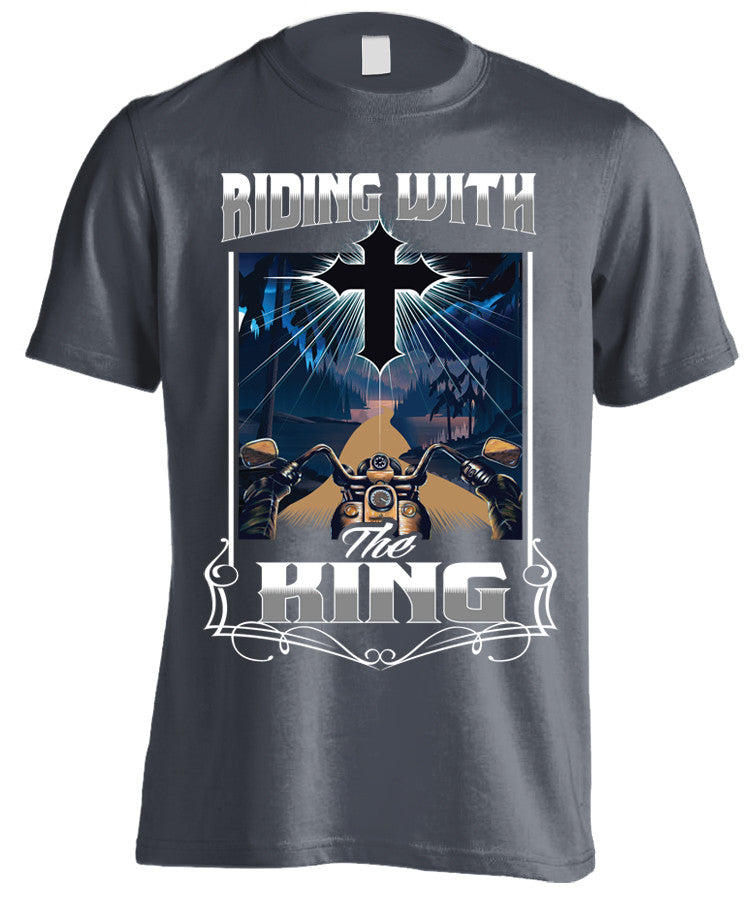 T-shirt - Riding With The King (Front Print)
