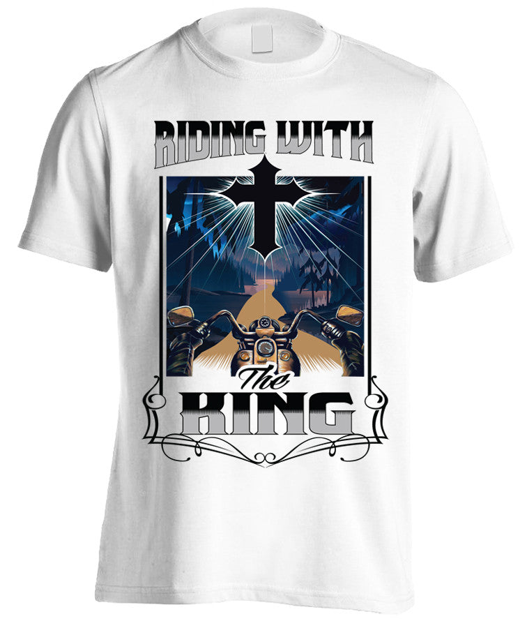T-shirt - Riding With The King (Front Print)