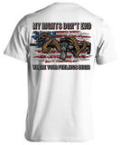 My Rights Don't End Where Your Feelings Begin 2nd Amendment T-shirt