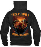 This Is How I Social Distance Motorcycle T-shirt