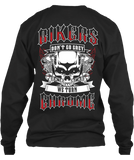 T-shirt - Bikers Don't Go Grey We Turn Chrome - Flames & Engine