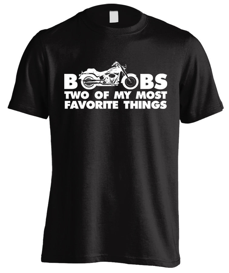 T-shirt - Boobs & Motorcycles - Two Of My Most Favorite Things