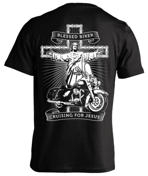 T-shirt - Cruising For Jesus - Blessed Biker