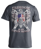 T-shirt - Freedom Is An Open Road Eagle
