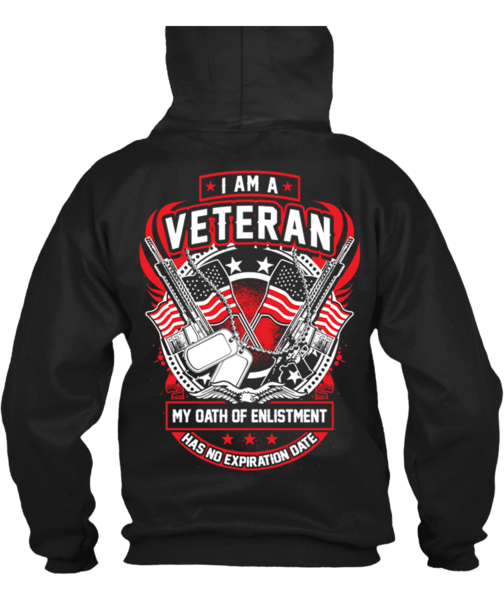 T-shirt - I Am A Veteran - Flag & Guns