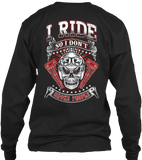 T-shirt - I Ride So I Don't Choke People
