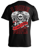 T-shirt - I Ride So I Don't Choke People - V-Twin Engine