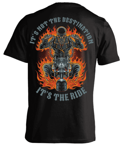 T-shirt - It's Not The Destination, It's The Ride