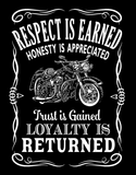 T-shirt - Respect Is Earned Loyalty Is  Appreciated