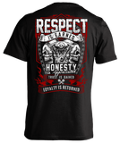 T-shirt - Respect Is Earned Skull & Engine