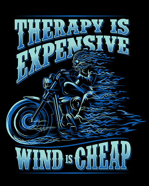 T-shirt - Therapy Is Expensive, Wind Is Cheap