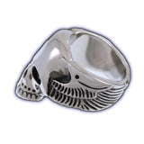 Stainless Steel Winged Skull Ring