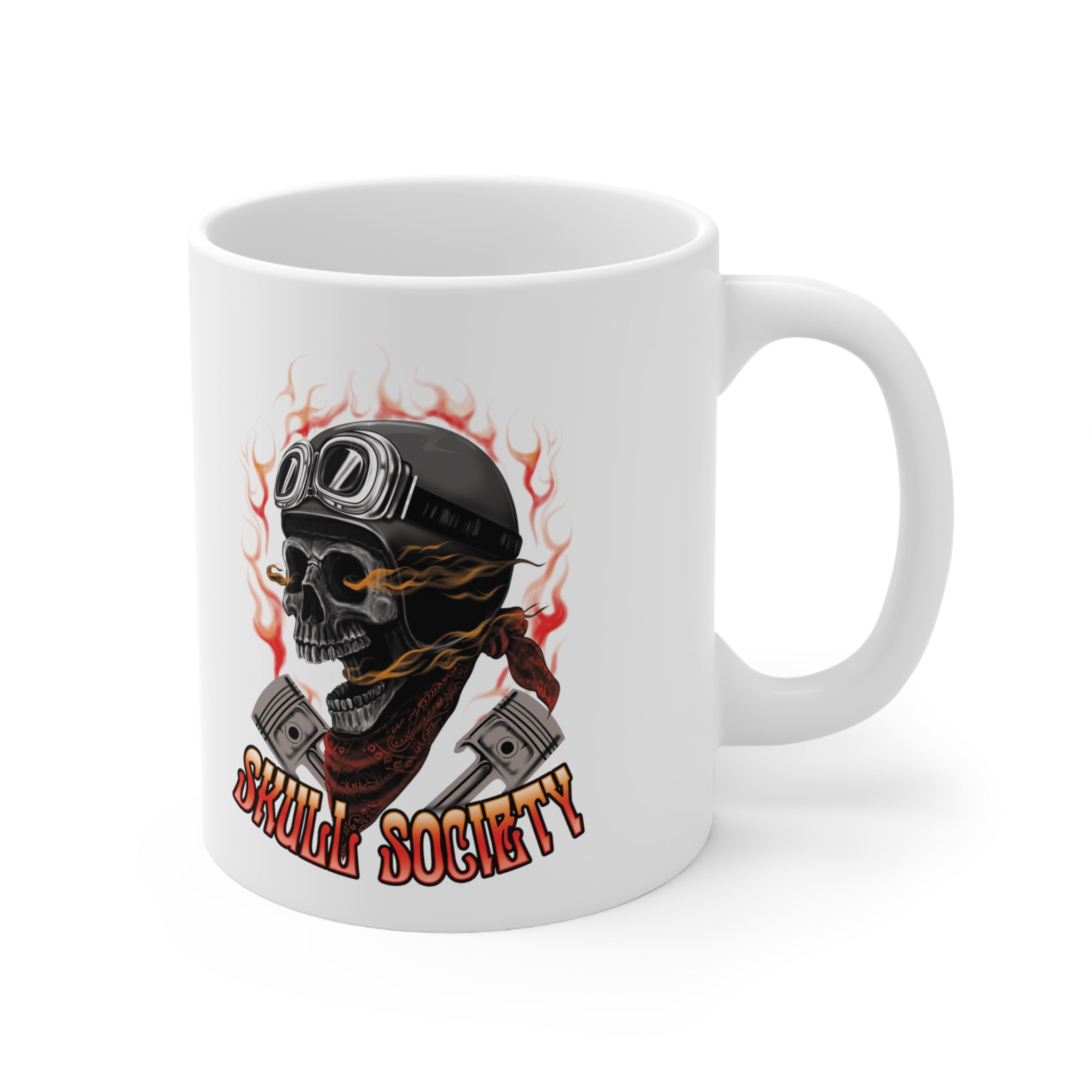 Blazing Skull Mug - 11oz