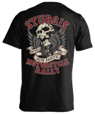 2024 Sturgis Motorcycle Rally Wheel & Wings Skull - 84th Anniversary