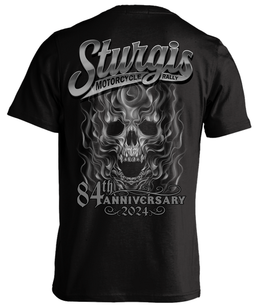 2024 Sturgis Motorcycle Rally Smokey Skull - 84th Anniversary