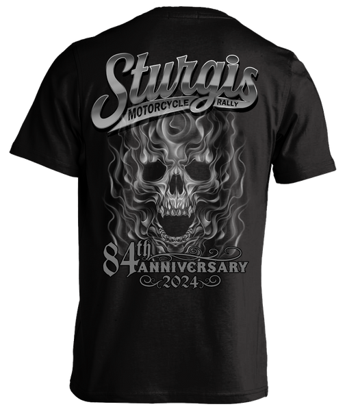 2025 Sturgis Motorcycle Rally Smokey Skull 84th Anniversary