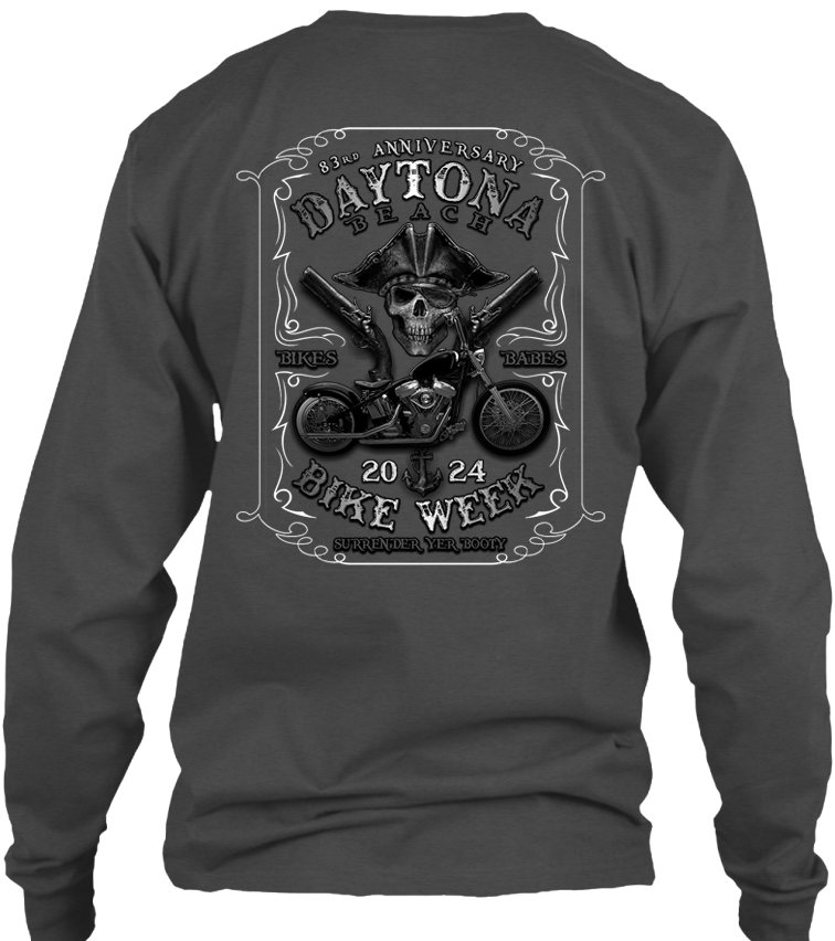 2024 Daytona Bike Week Pirate Skull - 83rd Anniversary
