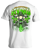 2025 Sturgis Motorcycle Rally Green Skeleton Rider - 85th Anniversary