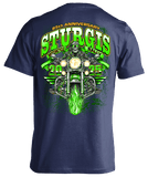 2025 Sturgis Motorcycle Rally Green Skeleton Rider - 85th Anniversary