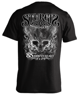 2025 Sturgis Motorcycle Rally Smokey Skull - 85th Anniversary