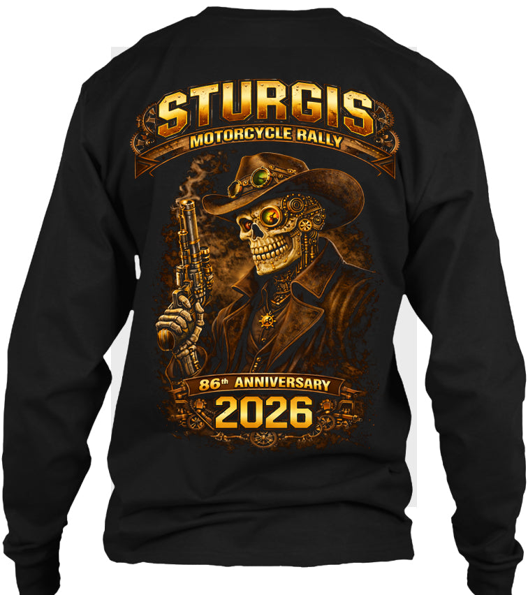 2026 Sturgis Motorcycle Steampunk Cowboy - 86th Anniversary