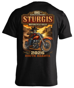 2026 Sturgis Motorcycle Rally Midnight Rider - 86th Anniversary