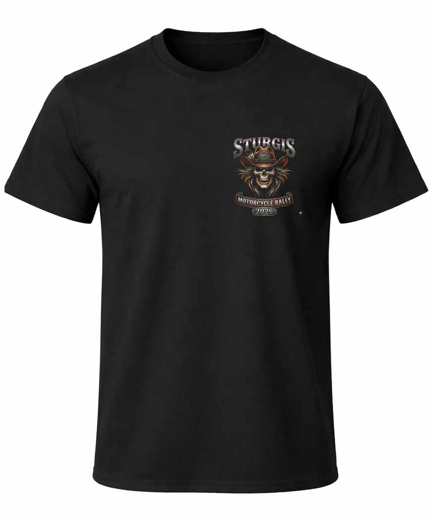 2026 Sturgis Motorcycle Rally Cowboy Skull - 86th Anniversary