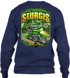 2024 Sturgis Motorcycle Rally Green Skeleton Rider - 84th Anniversary