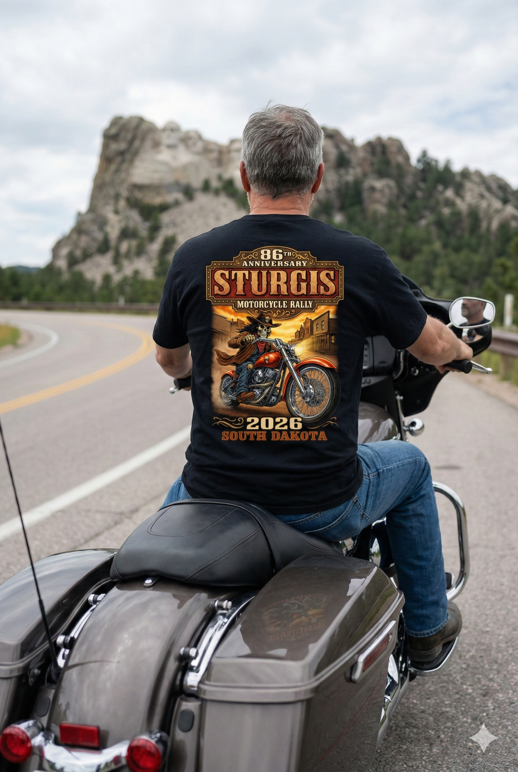 2026 Sturgis Motorcycle Rally Midnight Rider - 86th Anniversary