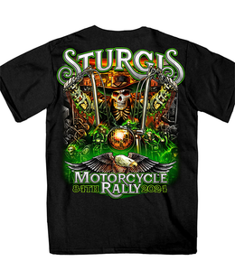 2024 Sturgis Motorcycle Rally Eagle & Skull T-shirt