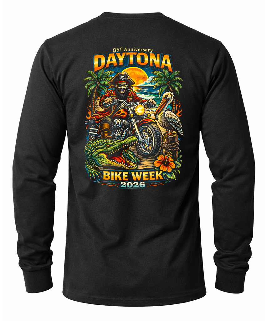 DAYTONA BIKE WEEK ロンT L 袖プリント バイクウィーク 古着