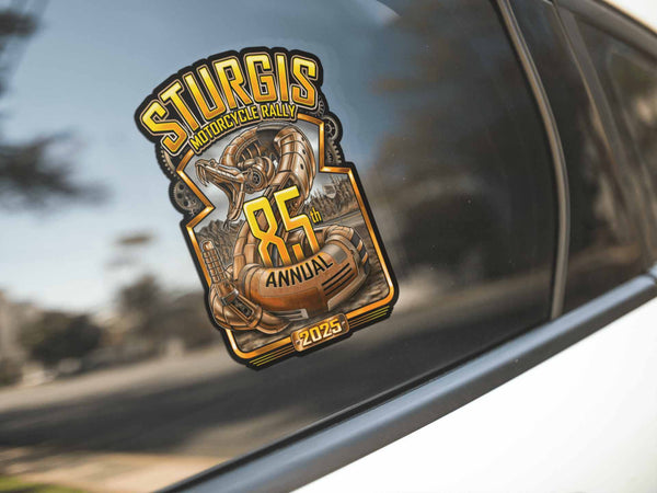 2025 Sturgis Rally Viper Steampunk Decals – SkullSociety