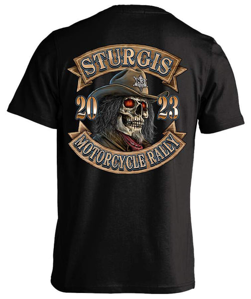2023 Sturgis Motorcycle Rally Cowboy Skull - 83rd Anniversary