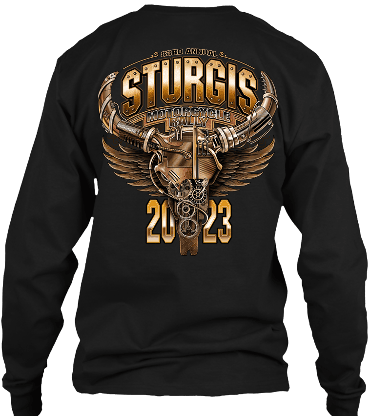 2023 Sturgis Motorcycle Rally Steampunk Skull - 83rd Anniversary