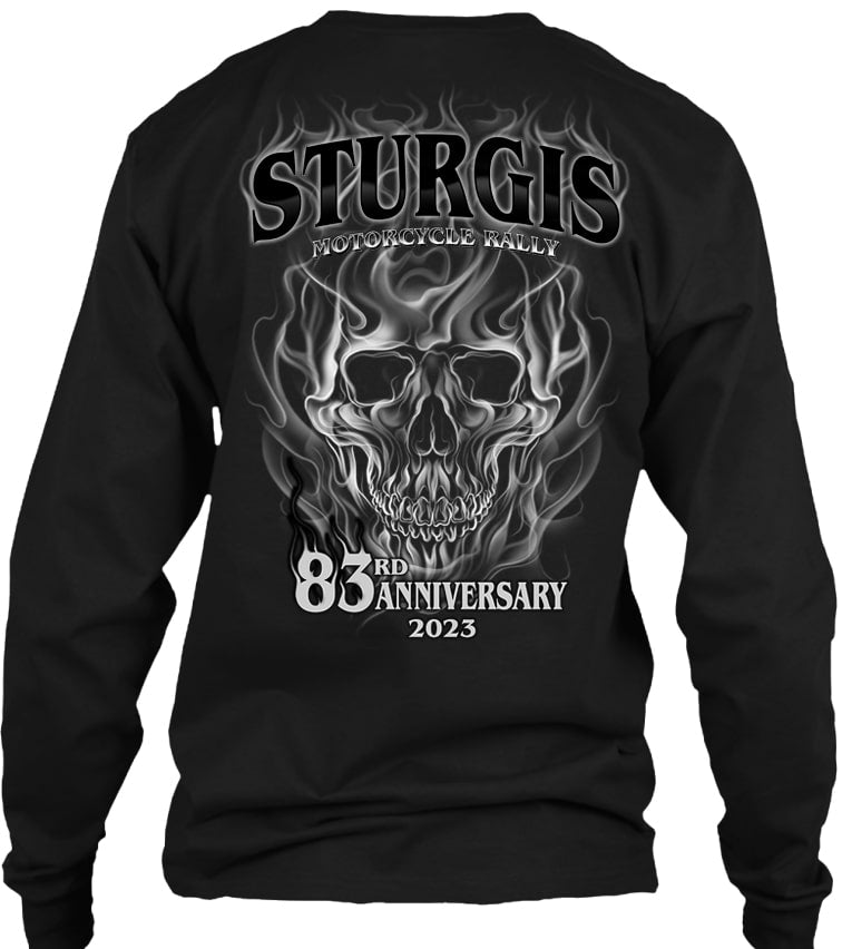 2023 Sturgis Motorcycle Rally Smokey Skull - 83rd Anniversary