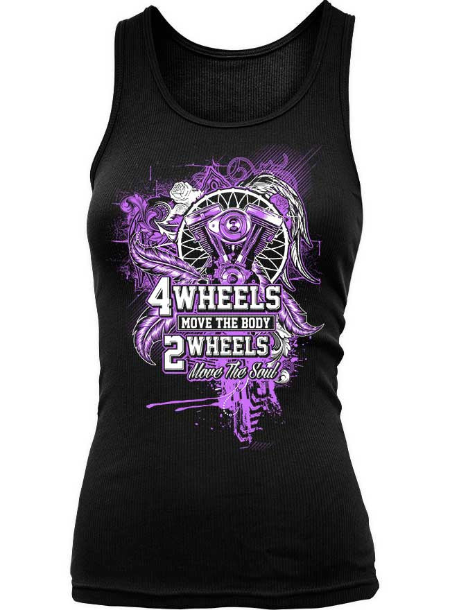 T-shirt - 2 Wheels Move The Soul