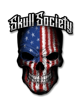 Skull Society Stars & Stripes Decal