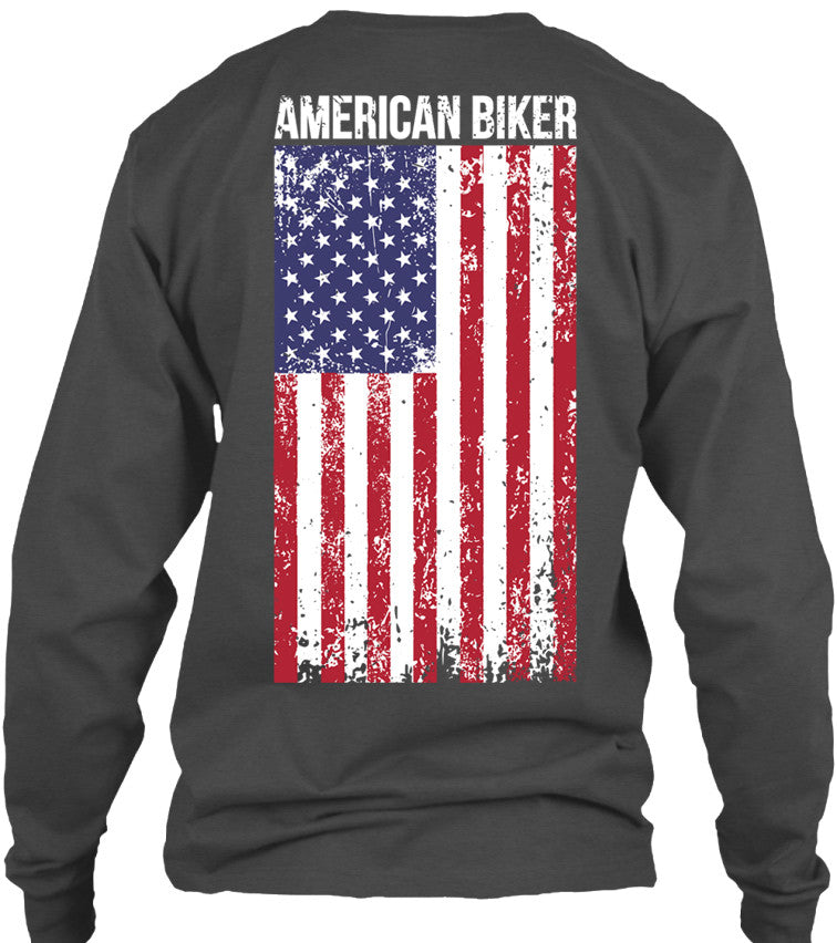 T-shirt - American Biker Flag