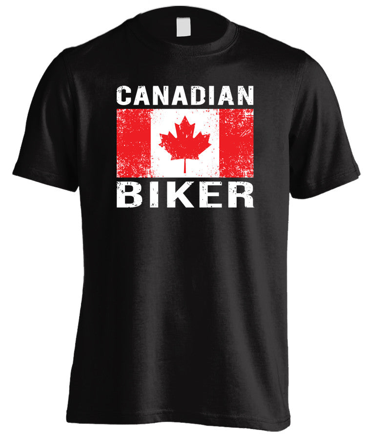 T-shirt - Canadian Biker (Front Print)