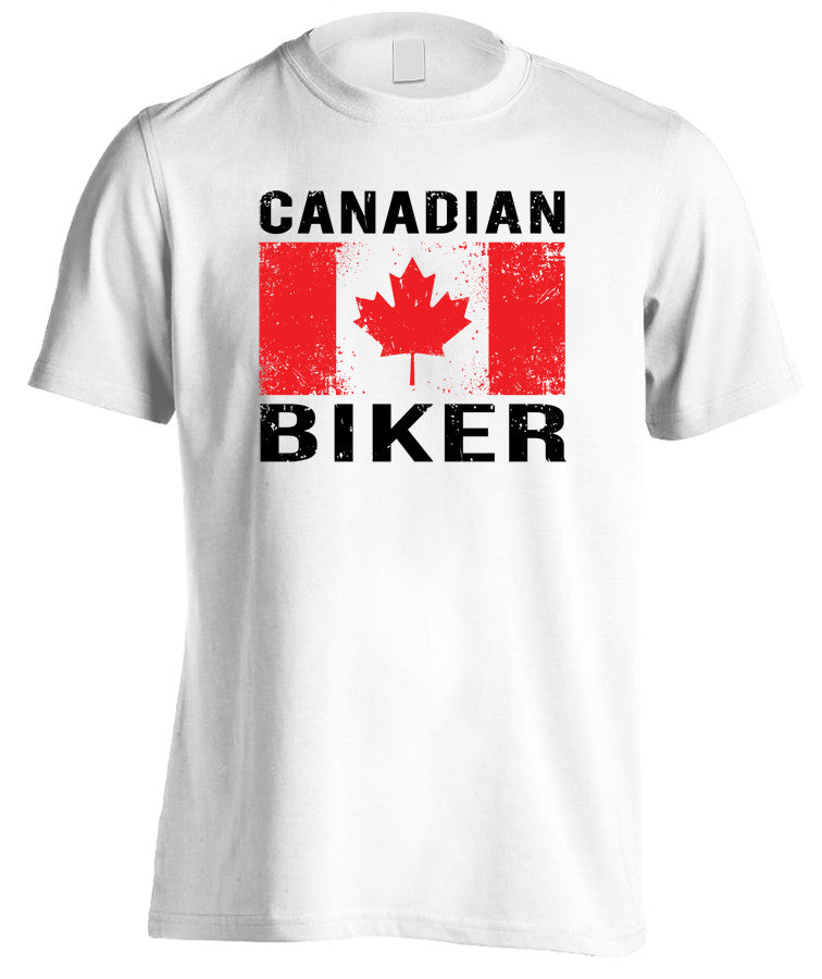 T-shirt - Canadian Biker (Front Print)