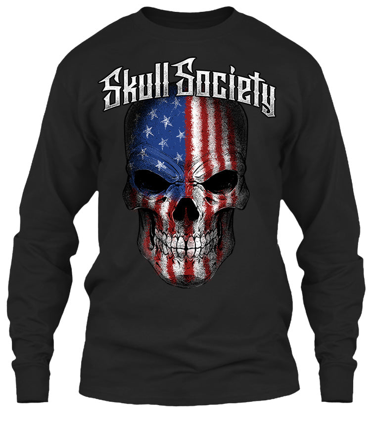 Skull Society Stars & Stripes (Front Print)
